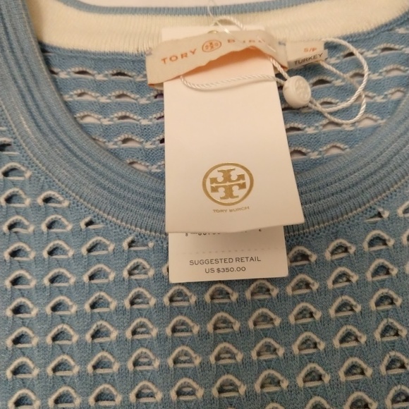 Tory Burch Cutout Stretch-Knit Sweater. - Picture 2 of 6